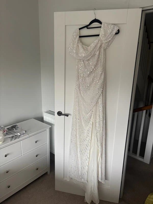 ASOS ASOS Bridal dress size 8 - stunning sequin dress