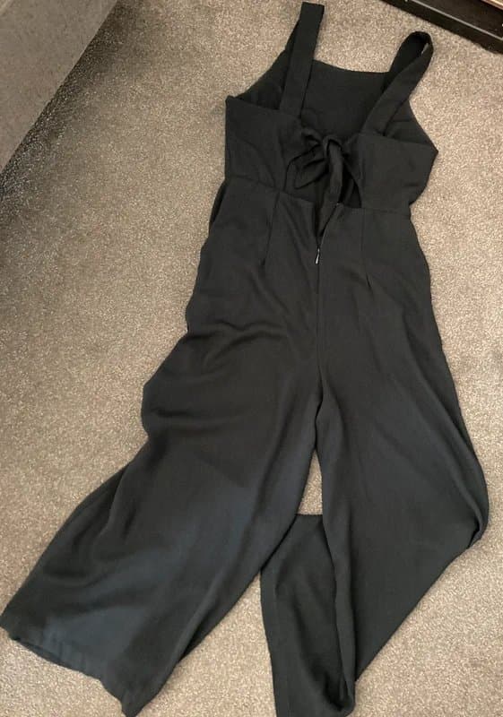 New Look Black culotte jumpsuit