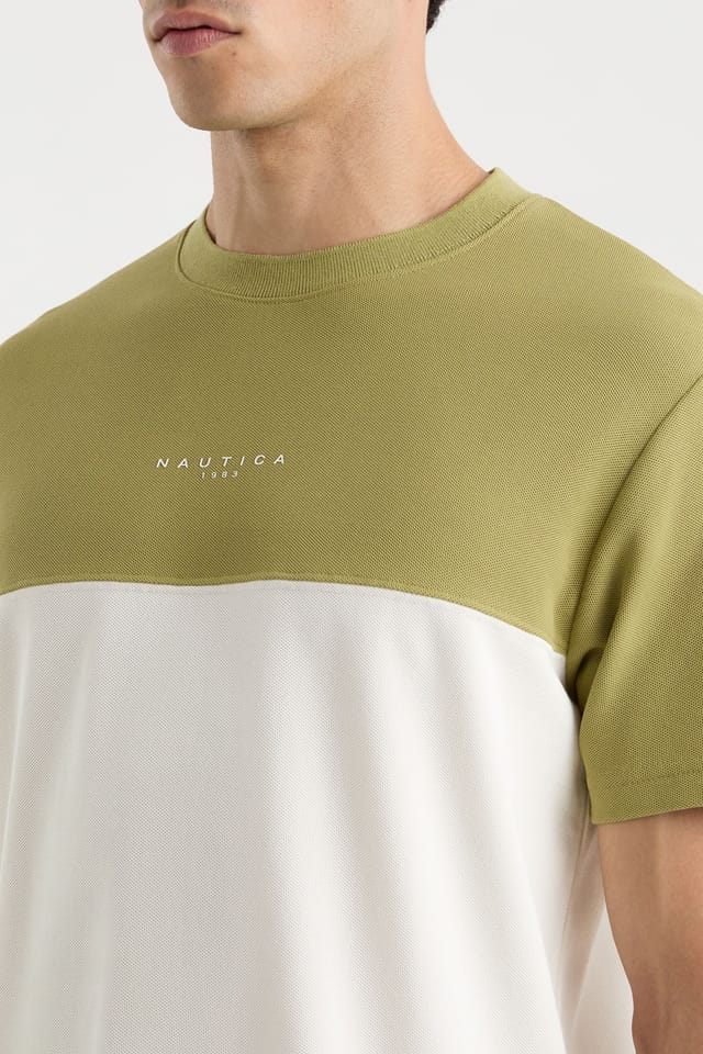 Nautica Nautica Men's Coleman T-Shirt in Olive - 3