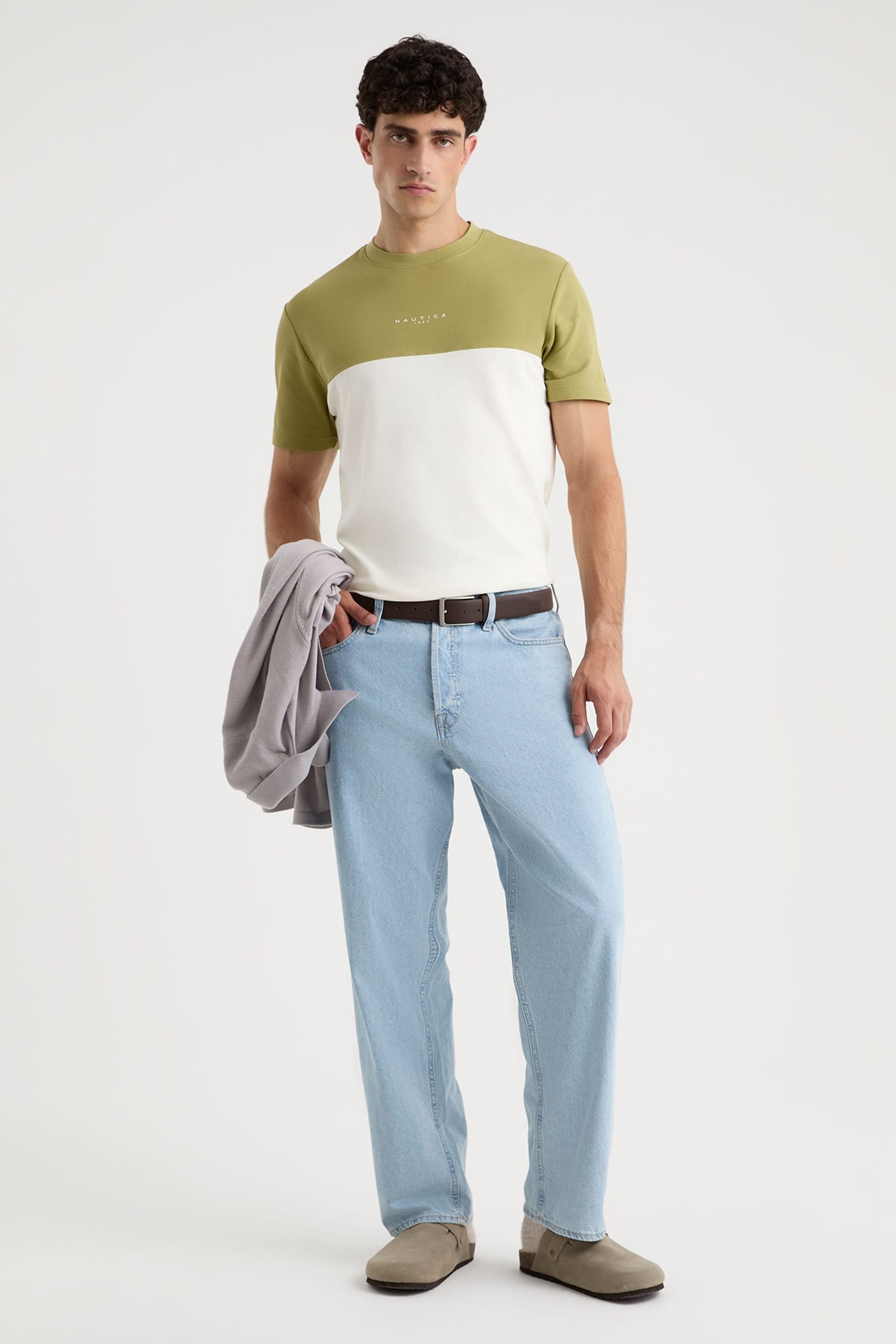 Nautica Nautica Men's Coleman T-Shirt in Olive - 4