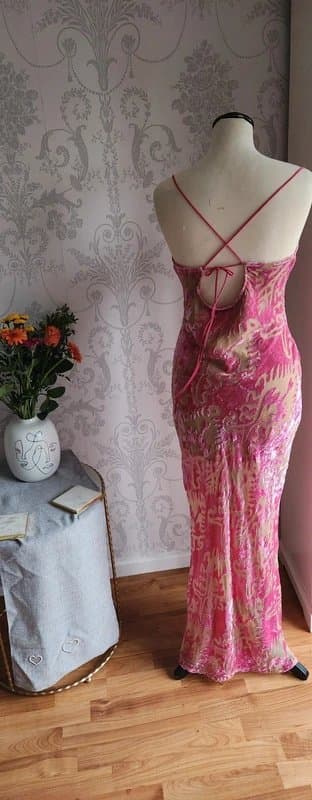 Never Fully Dressed Never fully dressed Pink Floral dress UK8