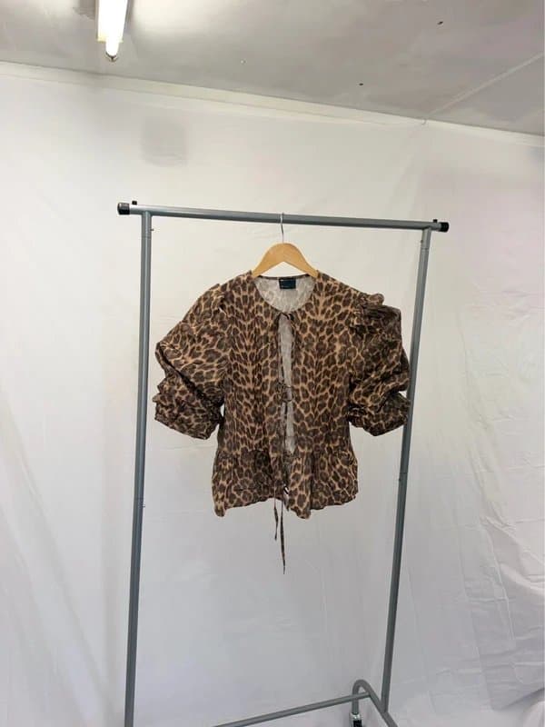 ASOS leopard print blouse