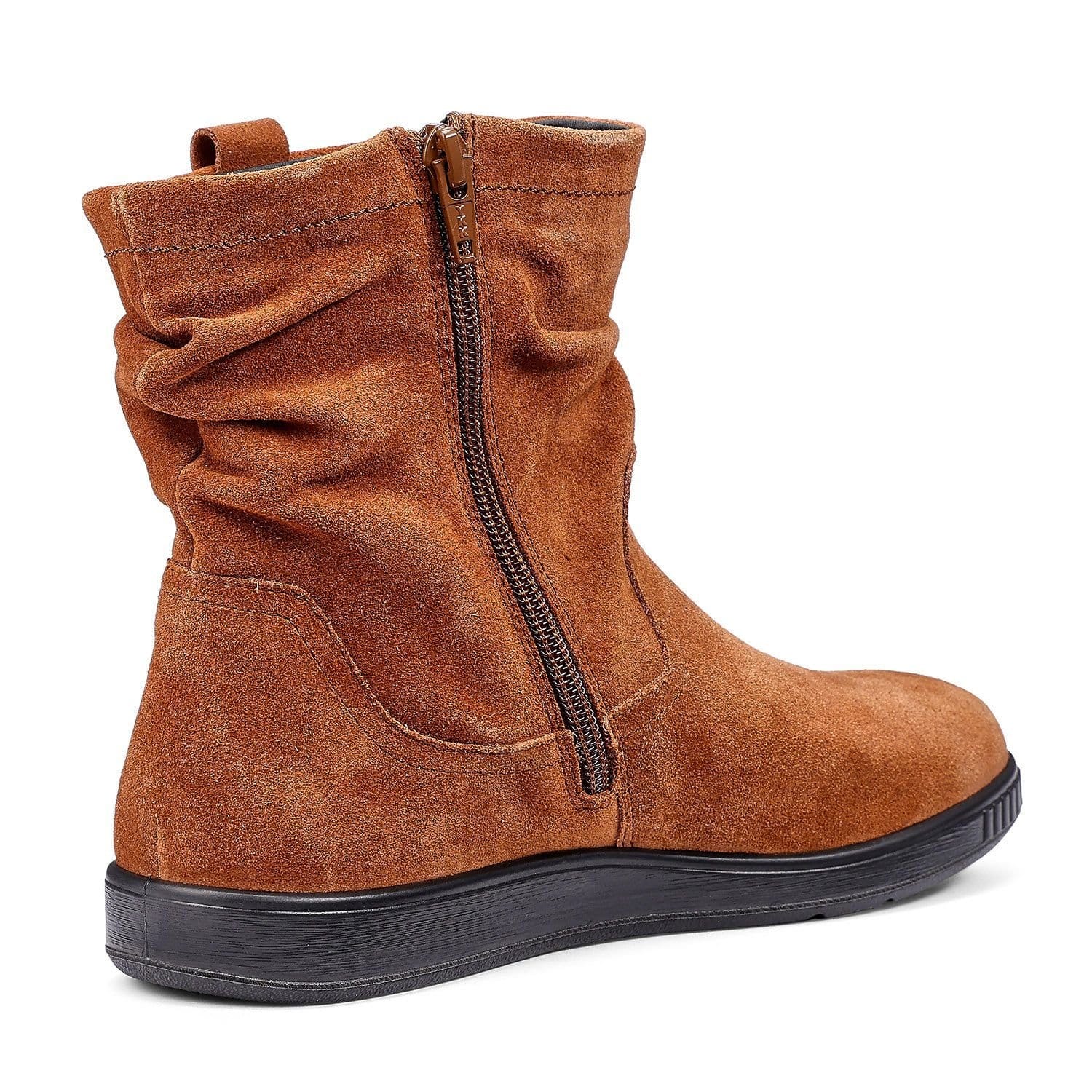 Hotter Hotter Women's Wide Fit 'Sprite' Ankle Boots in Tan - 4