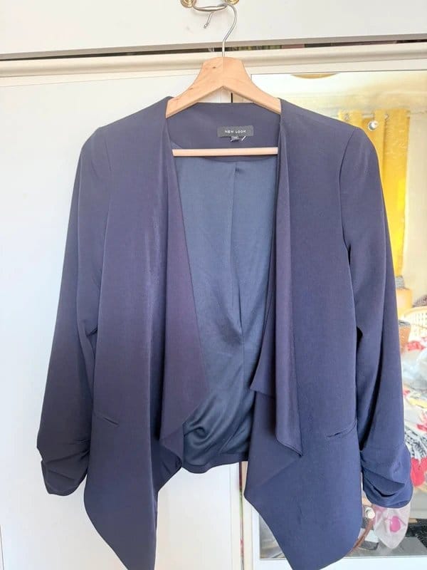 New Look Navy Wrap Jacket