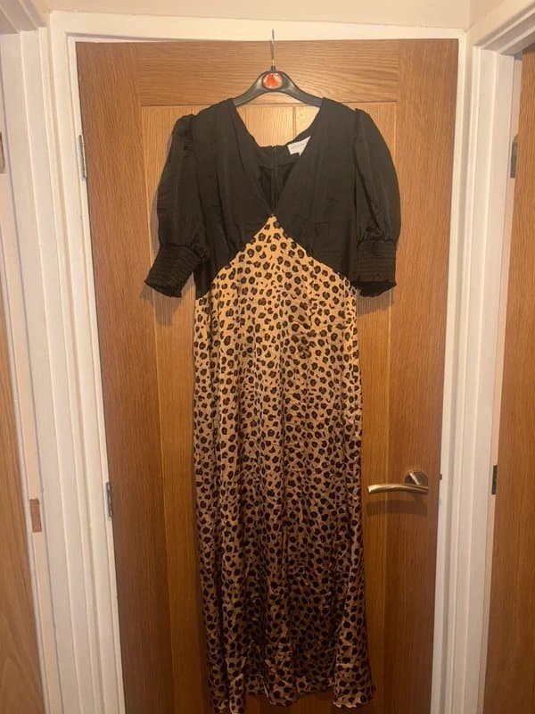 Never Fully Dressed Black leopard print dress from never fully dressed perfect for a wedding