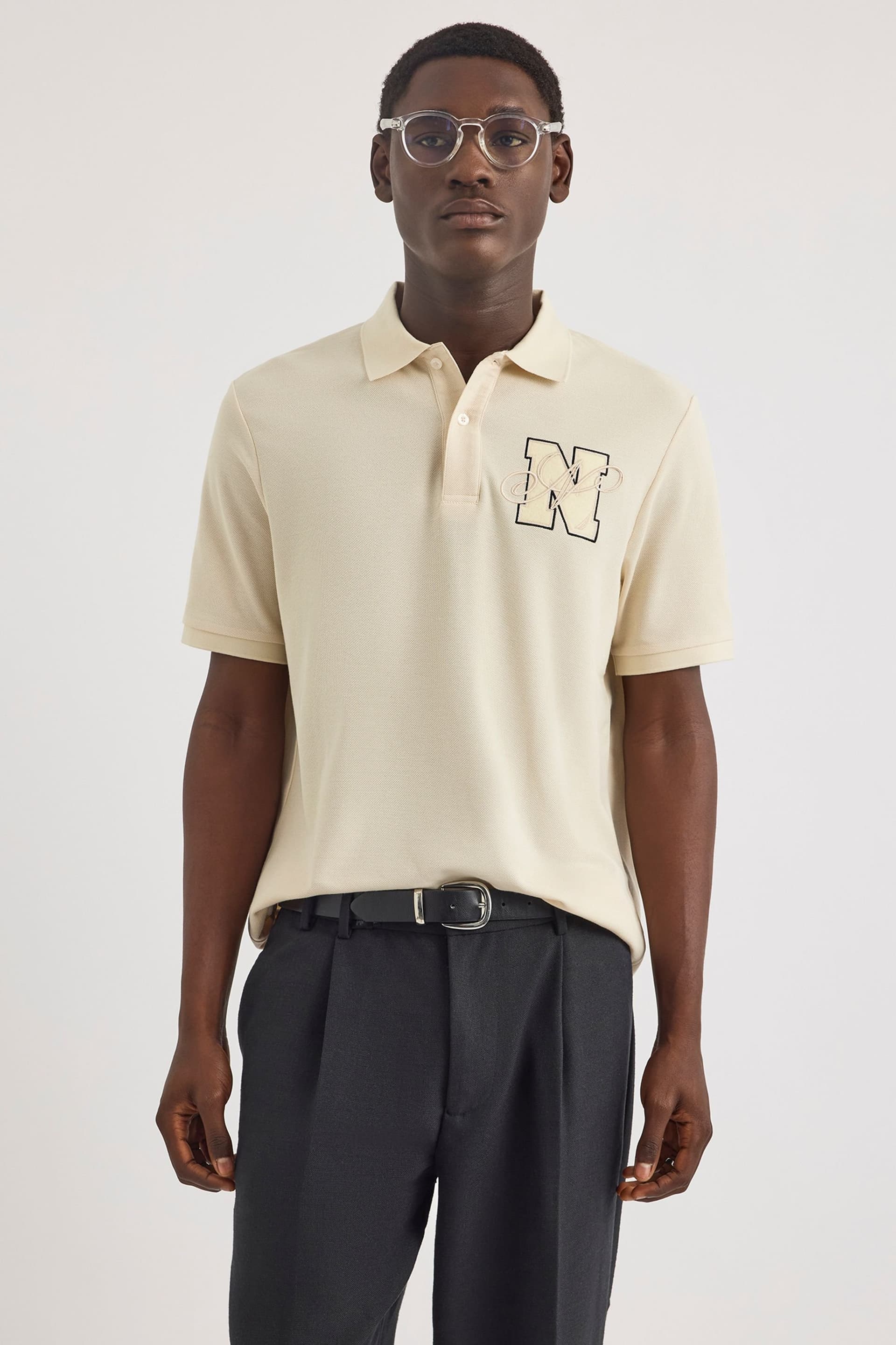 Nautica Nautica Men's Tandra Polo Shirt in Ivory