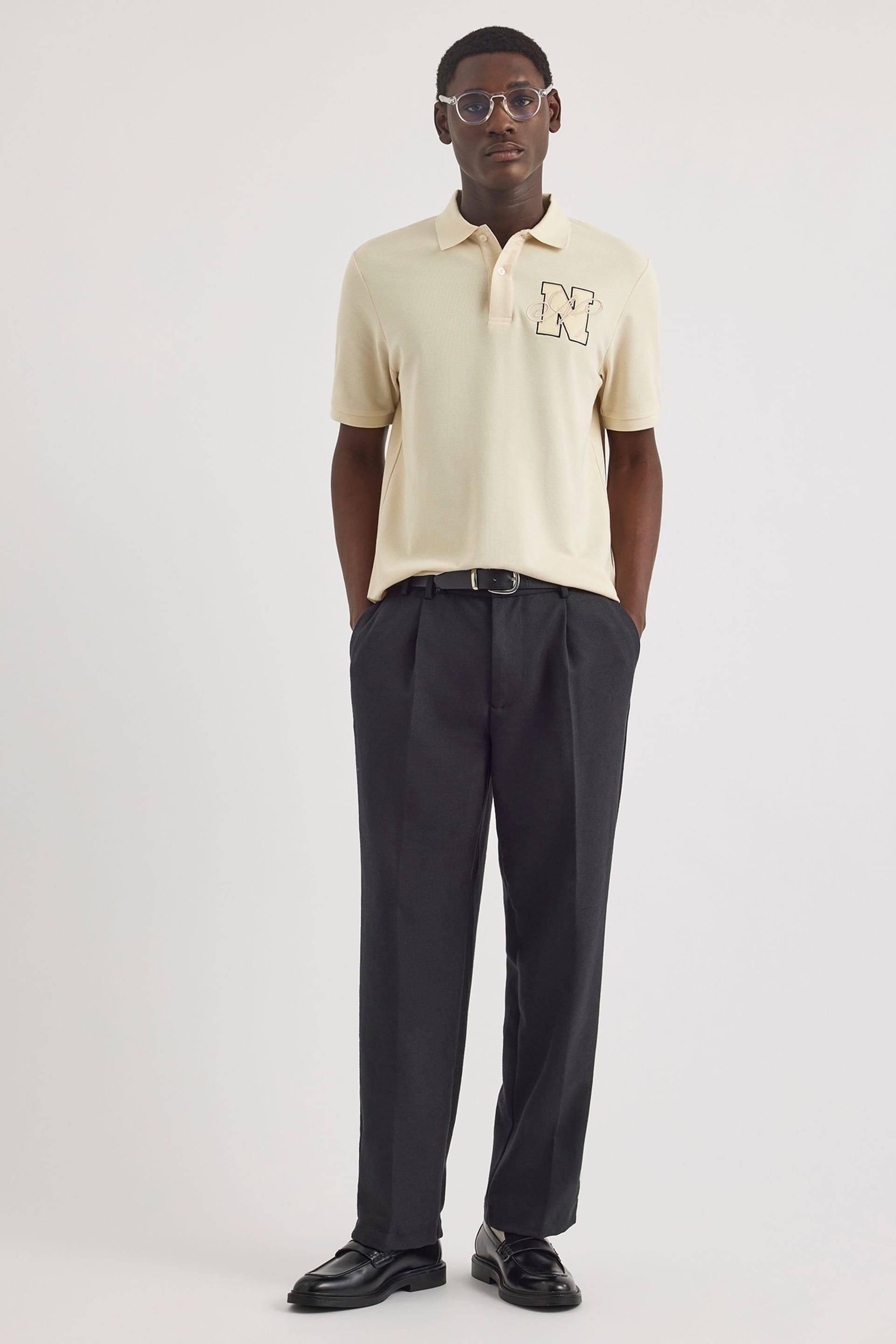 Nautica Nautica Men's Tandra Polo Shirt in Ivory - 4