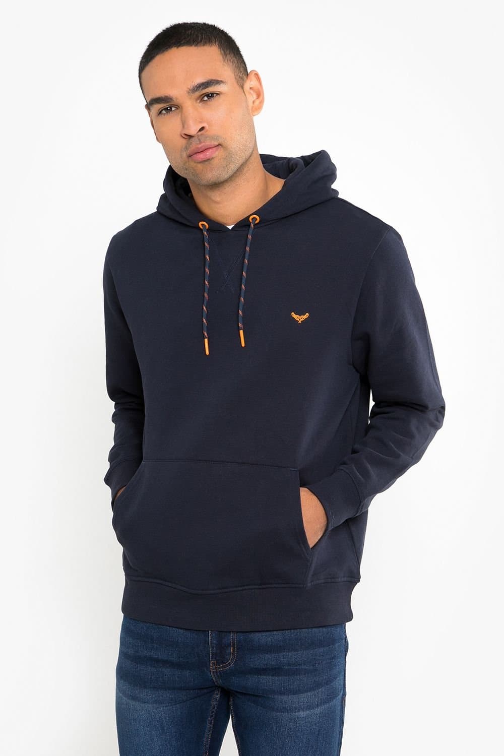 Threadbare Threadbare Men's Cotton Blend 'Clementine' Hoody in Navy