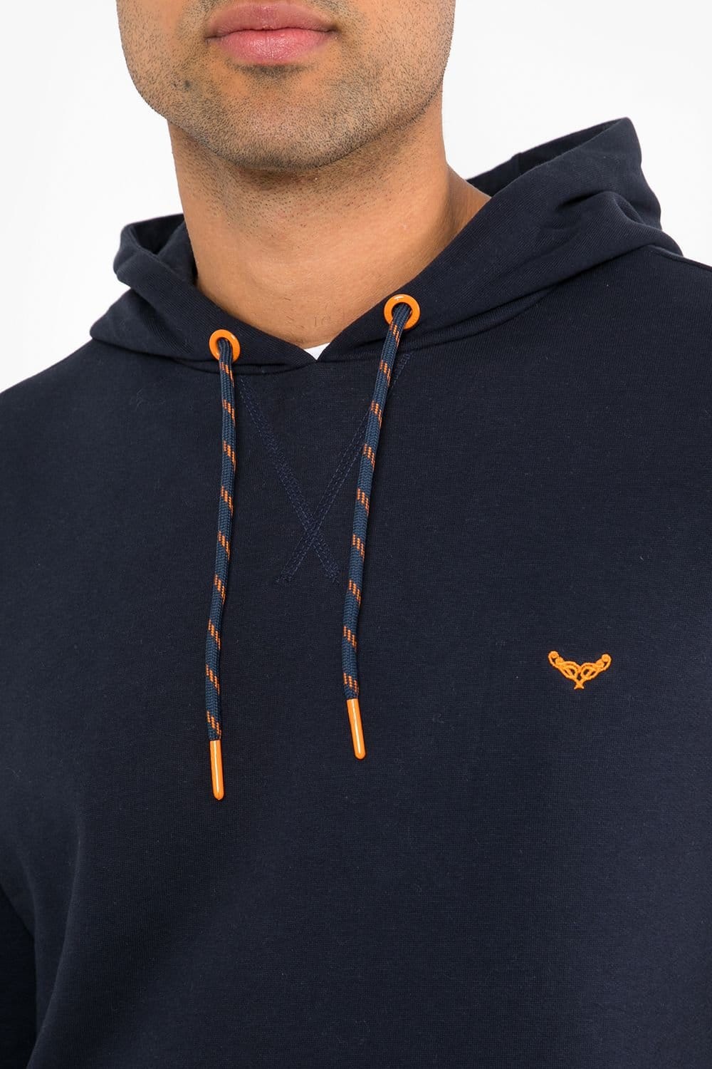 Threadbare Threadbare Men's Cotton Blend 'Clementine' Hoody in Navy - 4