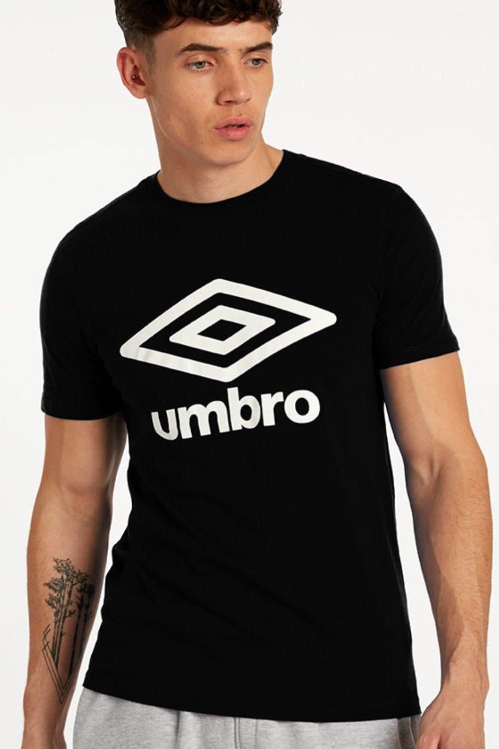 Umbro Umbro Men's Large Logo Black T-Shirt - 4