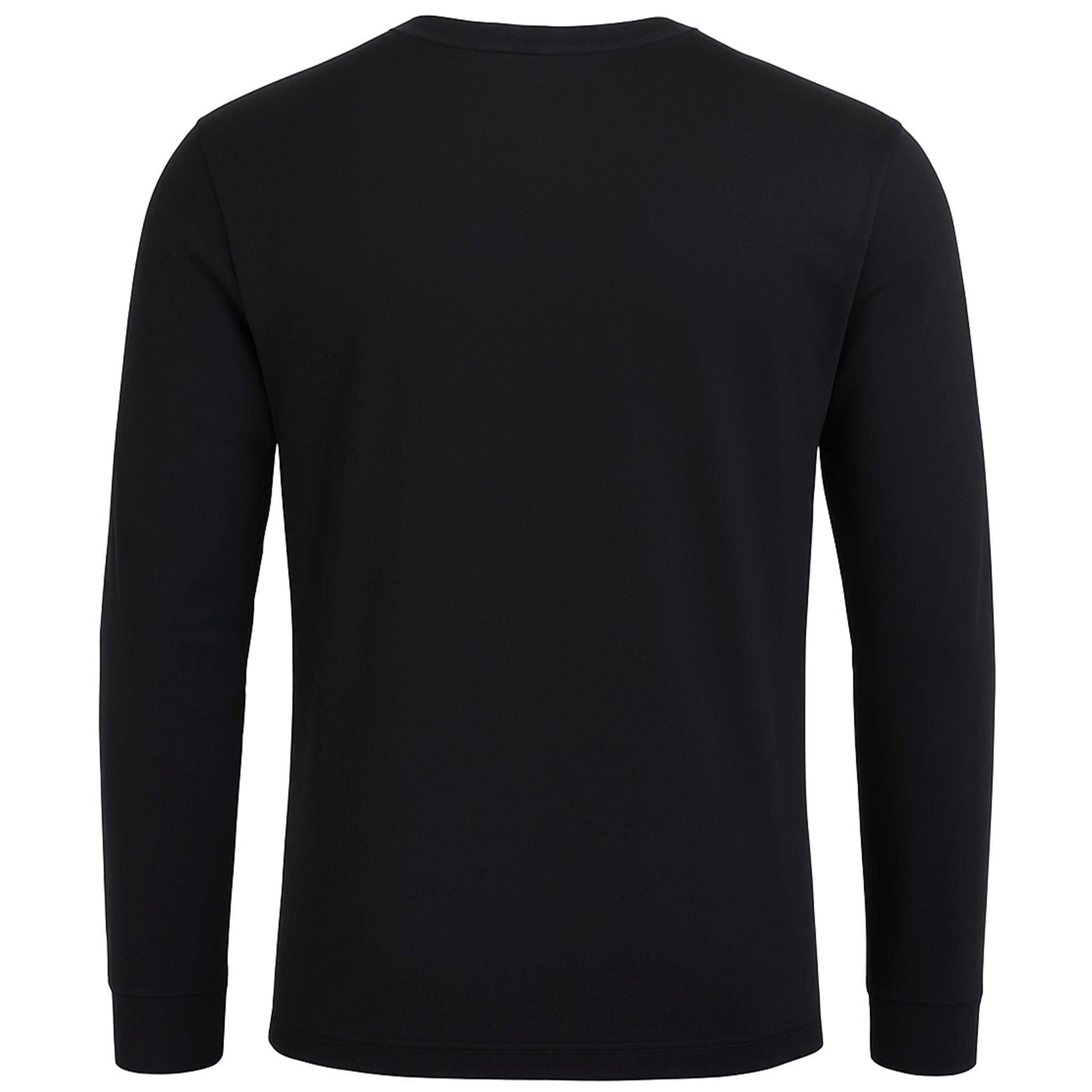 Reebok Reebok Men's Shine Black Long Sleeve Top - 3