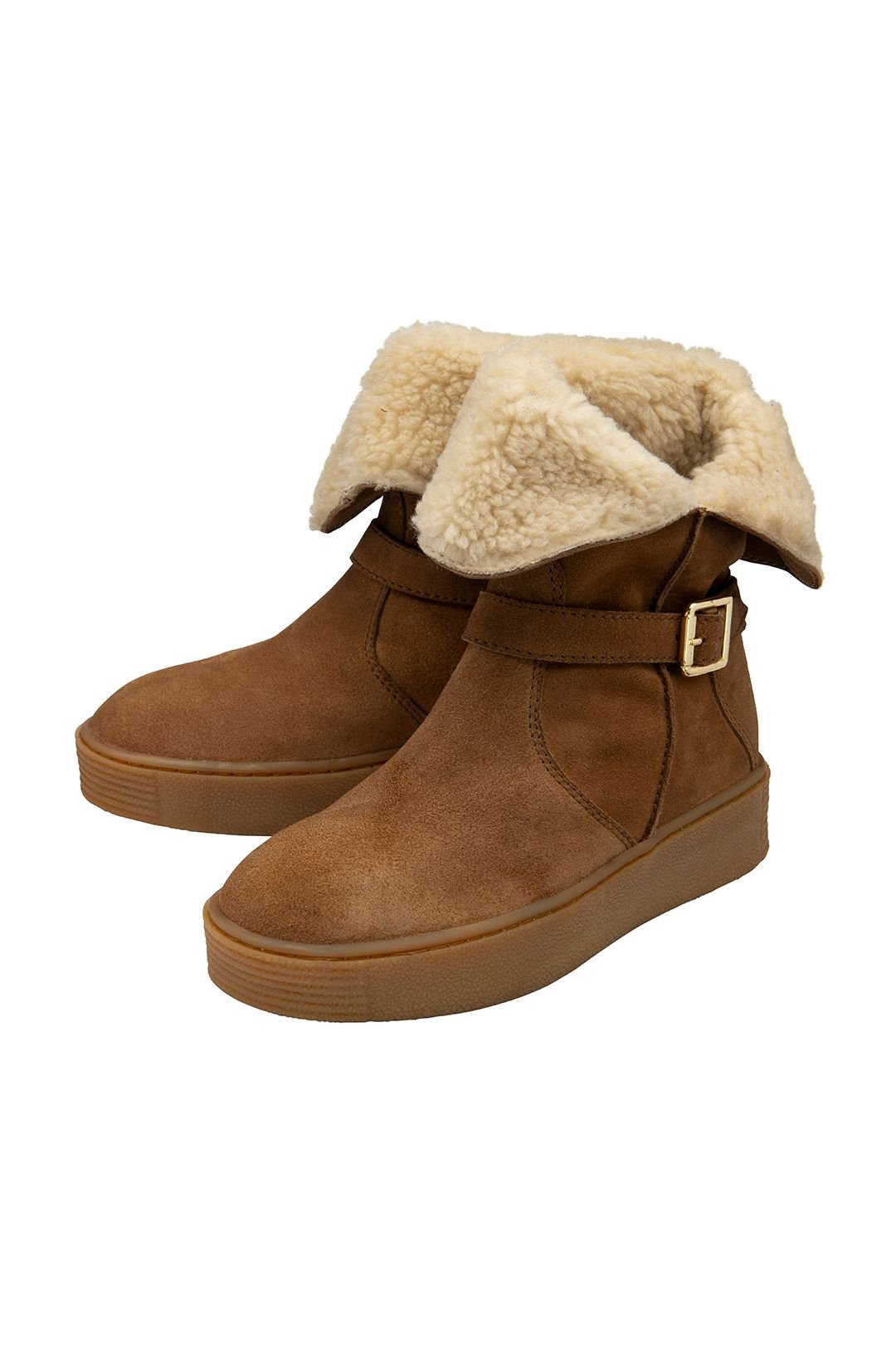 Ravel Ravel Women's 'Burley' Suede Flat Ankle Boots in Tan - 2