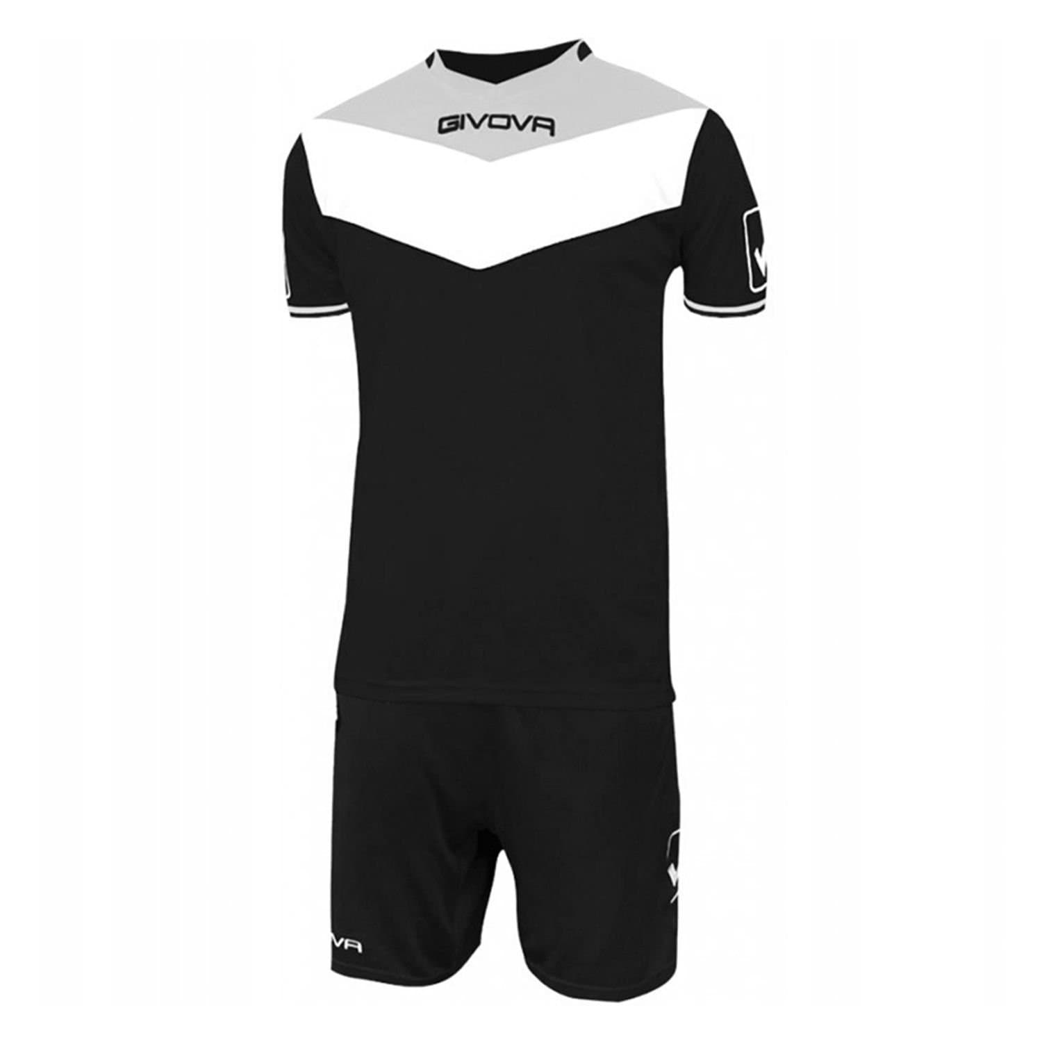 Givova Givova Men's T-Shirt & Shorts Set in Black