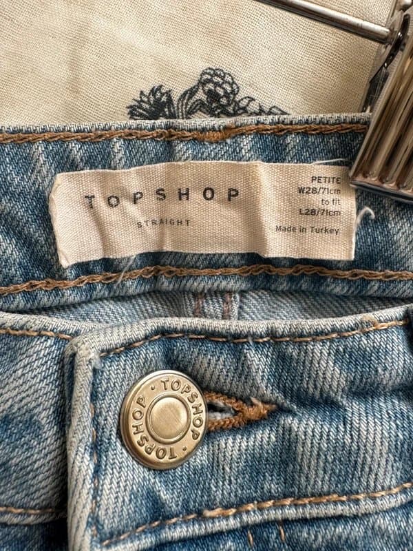 Topshop Topshop Petite straight jeans