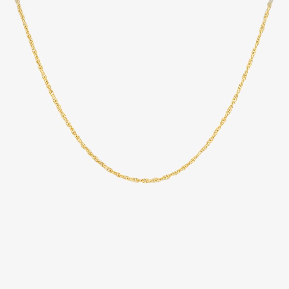 T.H.Baker T.H.Baker Women's 9ct Yellow Gold 51cm Prince of Wales Chain 1.12.1105-51 - 2