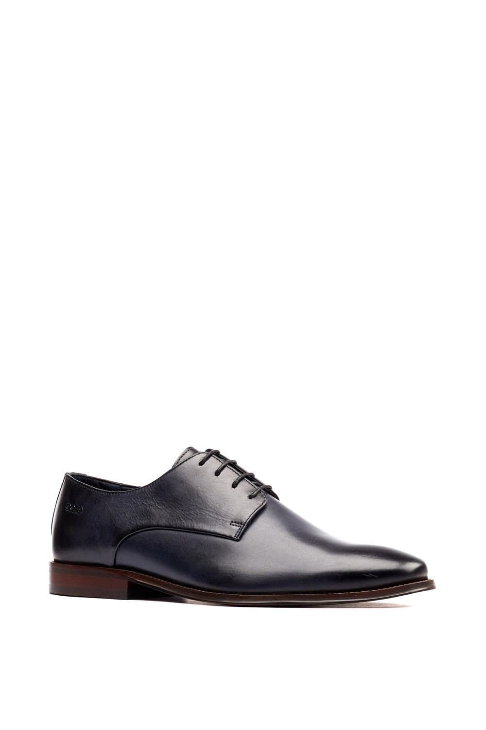 Base London Base London Men's Marley Plain Toe Derby Shoe in Navy