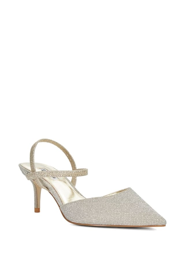 Dune London Dune London Women's Wide Fit 'Classical' Strappy Heels in Blue - 2