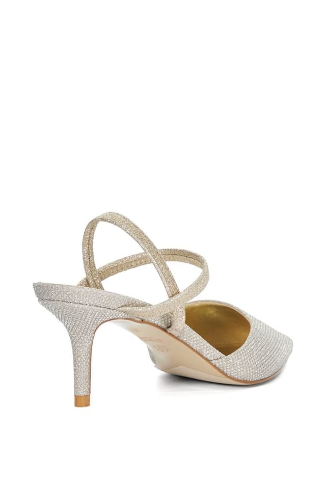 Dune London Dune London Women's Wide Fit 'Classical' Strappy Heels in Blue - 3