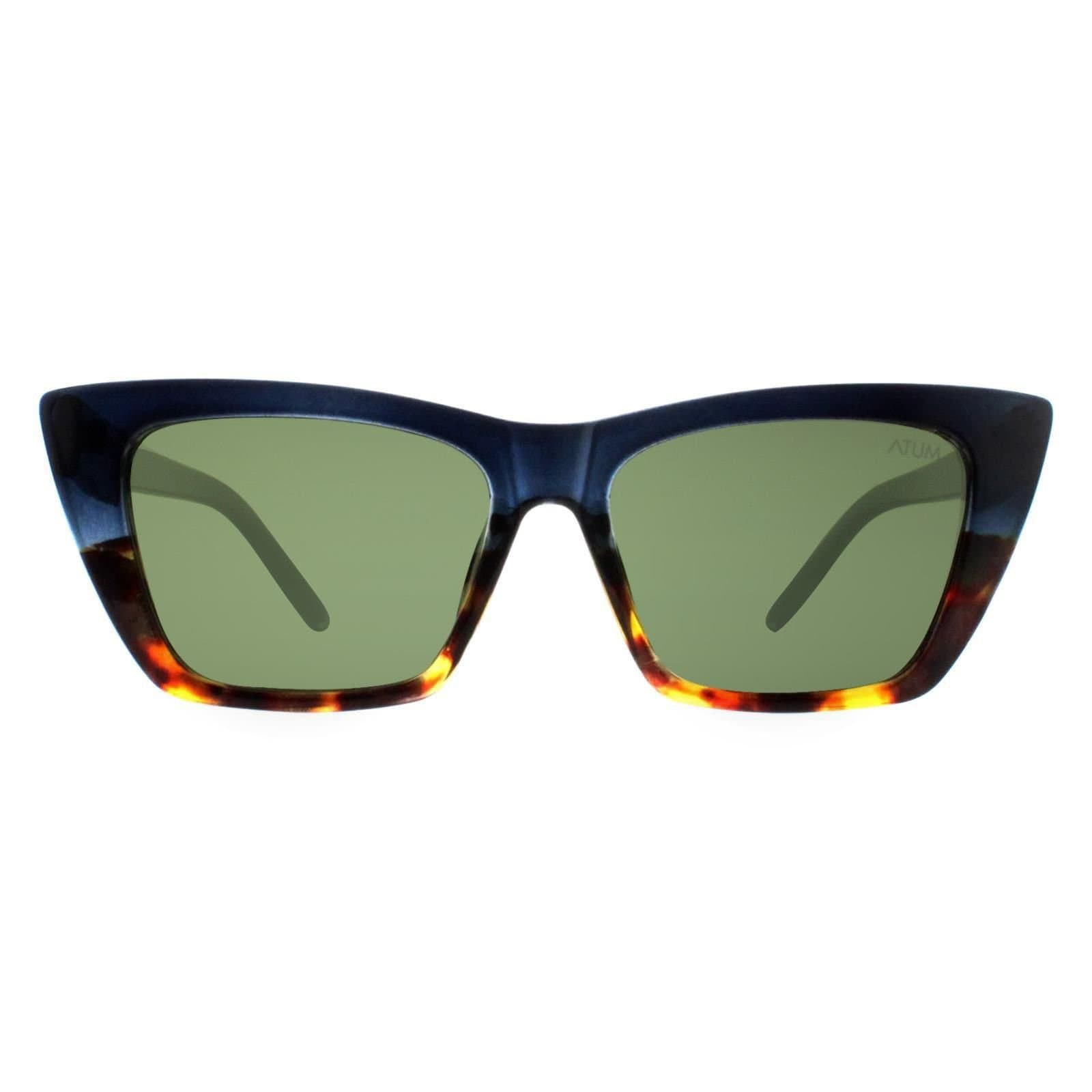 Atum Atum Women's Cat Eye Shiny Gradient Demi G15 Green Arid in Grey