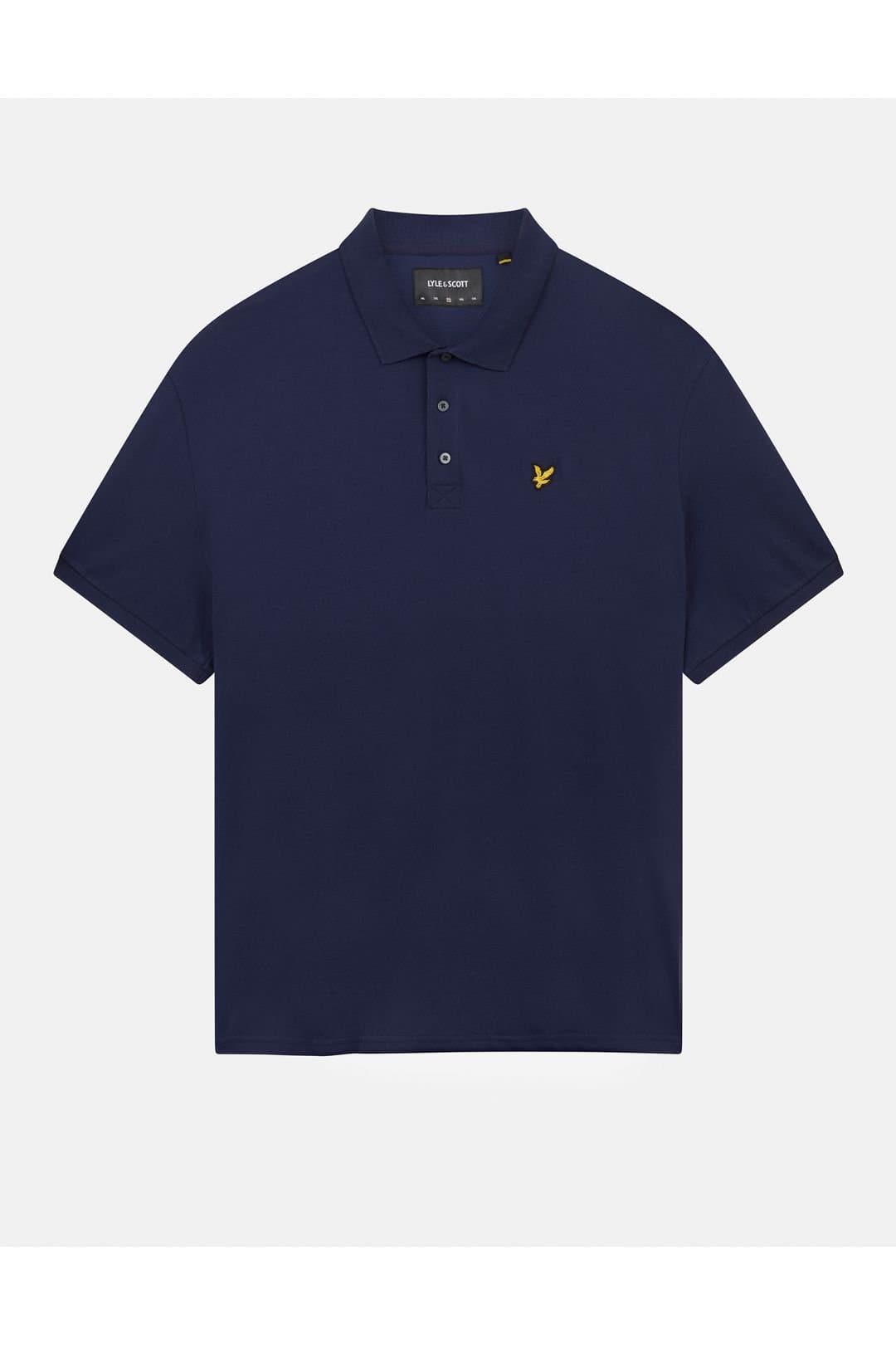 Lyle & Scott Lyle & Scott Men's Plain Polo Shirt Dark Navy