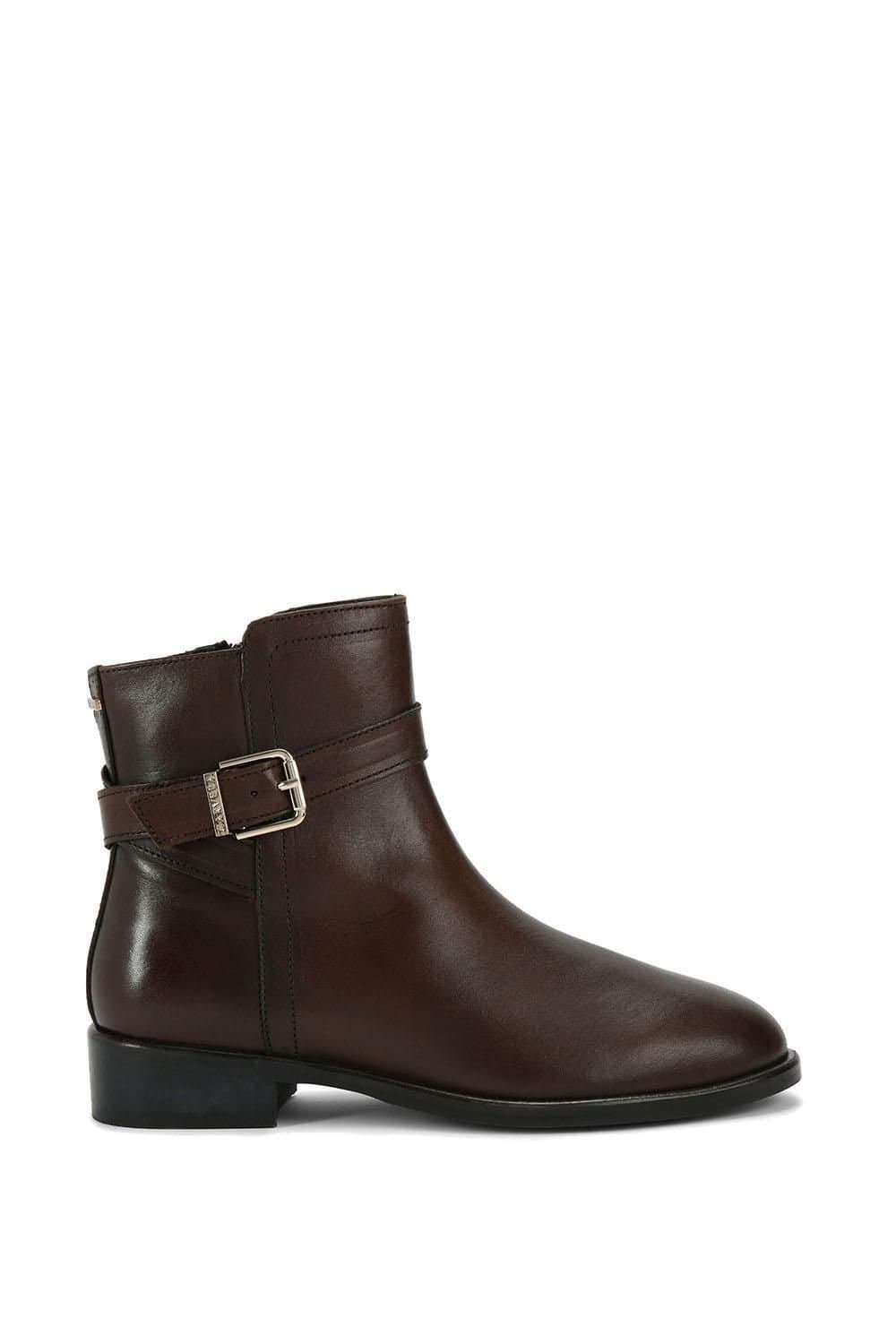 Carvela Carvela Women's 'Pienza Ankle Boot Wf' Leather Boots in Brown