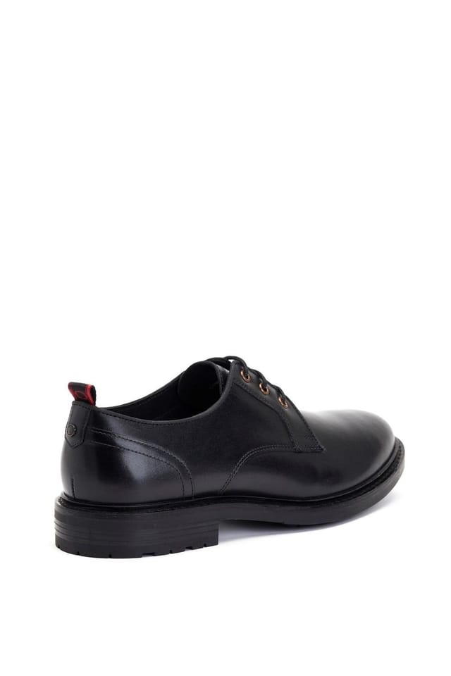 Base London Base London Men's Dime Derby Shoe in Black - 2