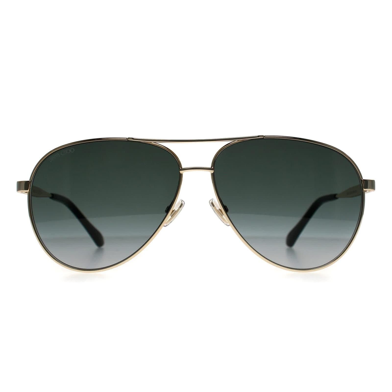 Jimmy Choo Jimmy Choo Rose Gold Gradient Aviator Sunglasses