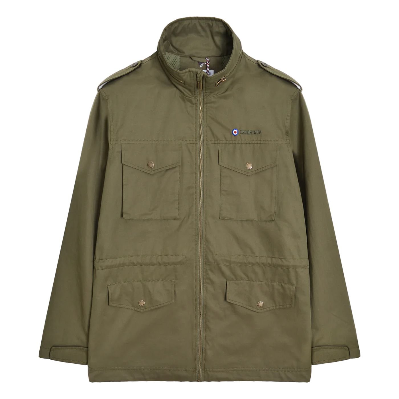 Lambretta Lambretta Men's M-65 Military Jacket in Green - 2