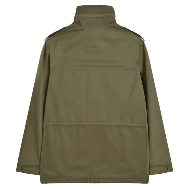 Lambretta Lambretta Men's M-65 Military Jacket in Green - 2