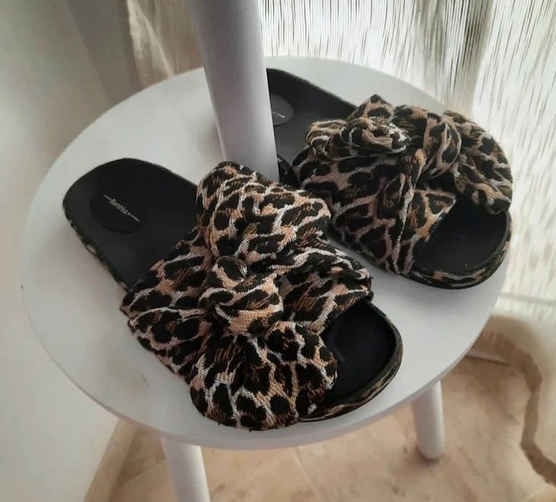 Bershka Bershka leopard print bows