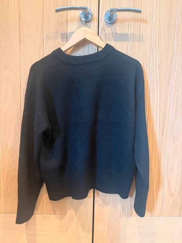 New Look New Look black knit jumper, Medium