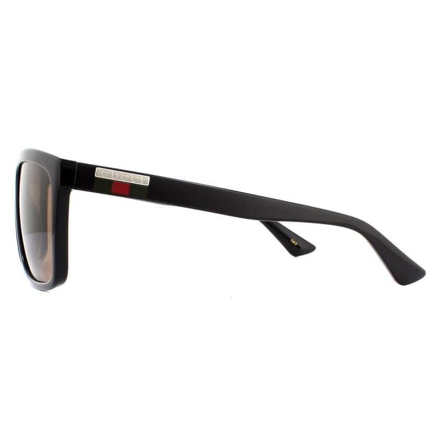 Gucci Gucci Men's Square Black Brown GG0748S Sunglasses - 3