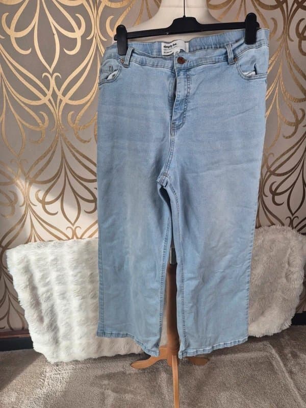 Simply Be Simply be wide leg jeans size 22 short
