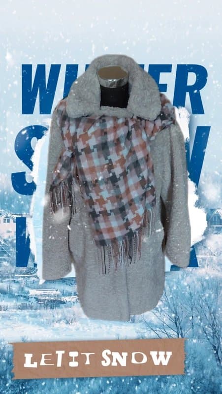 New Look New look womens winter coat size 12+(free scarf)