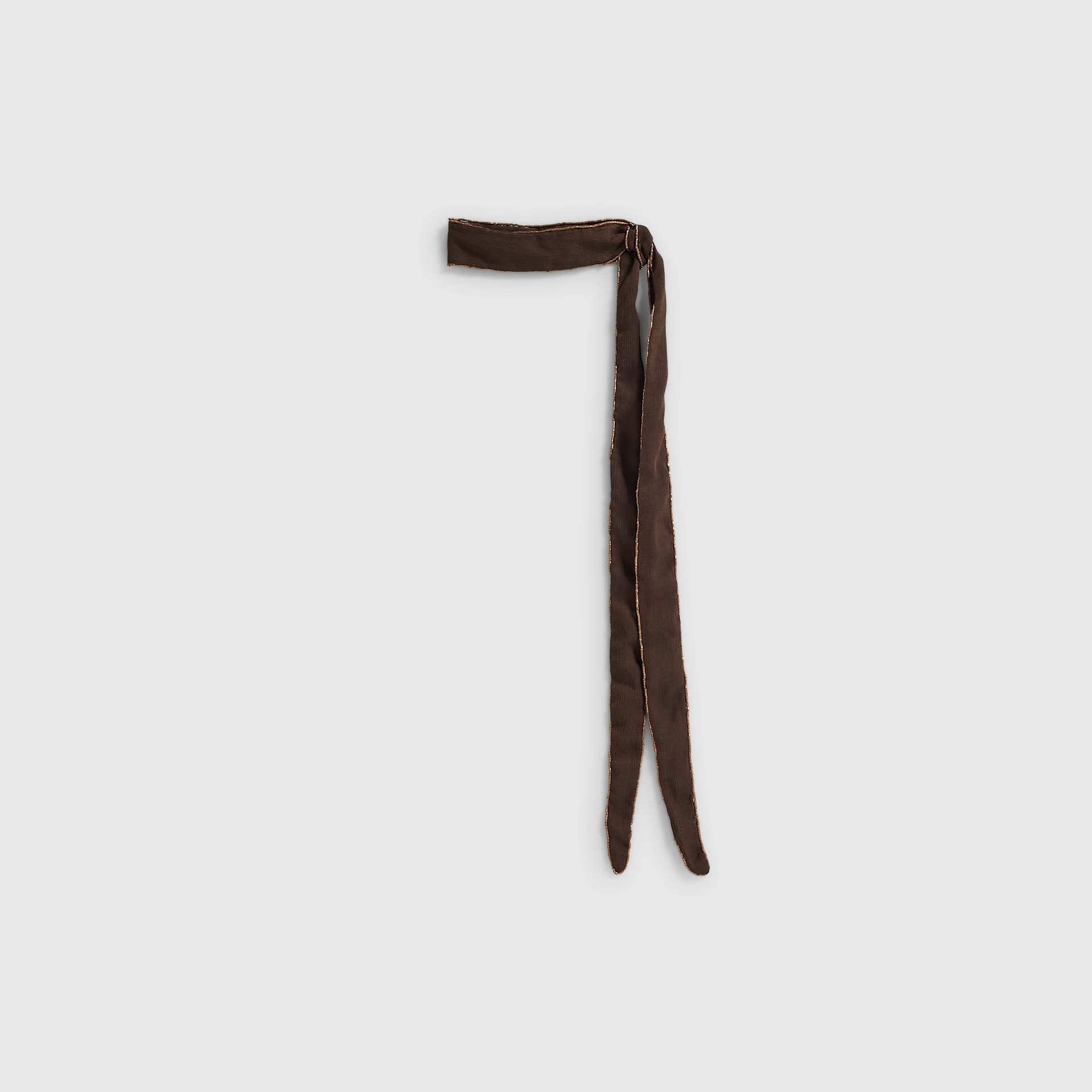 River Island River Island Womens Brown Beaded Scarf