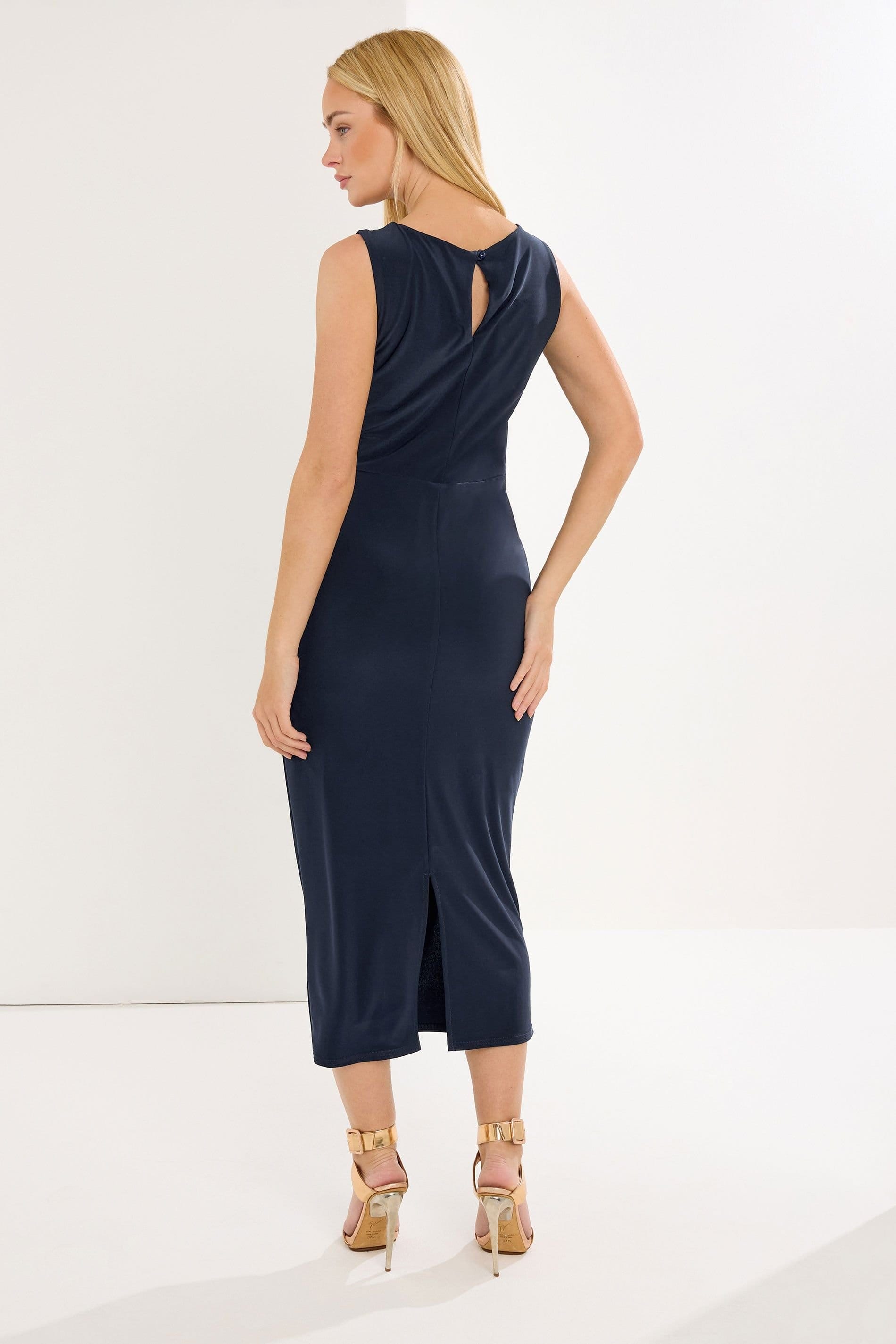 Star By Julien Macdonald Star by Julien Macdonald Women's Maxi Wrap Dress in Dark Navy - 4