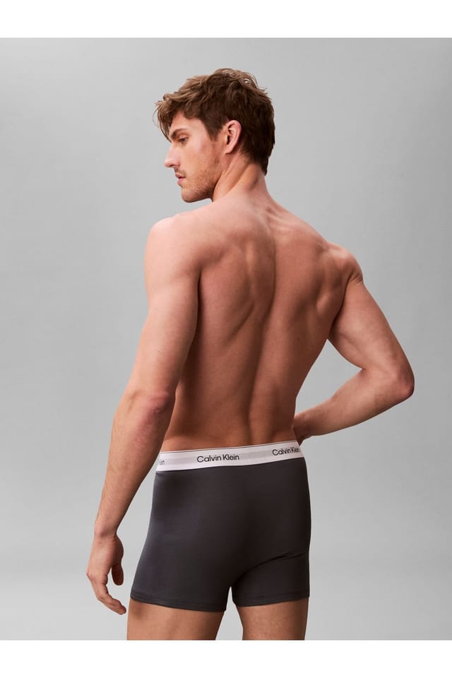 Calvin Klein Calvin Klein Men's Relaxed Fit Trunk 3Pk Multi White/Blue/Grey - 3