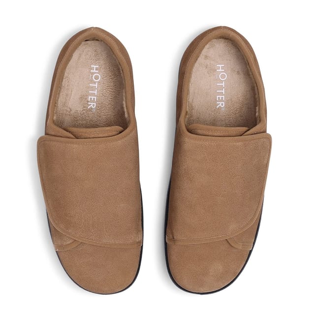 Hotter Hotter Men's 'Encompass' Slippers in Tan - 3