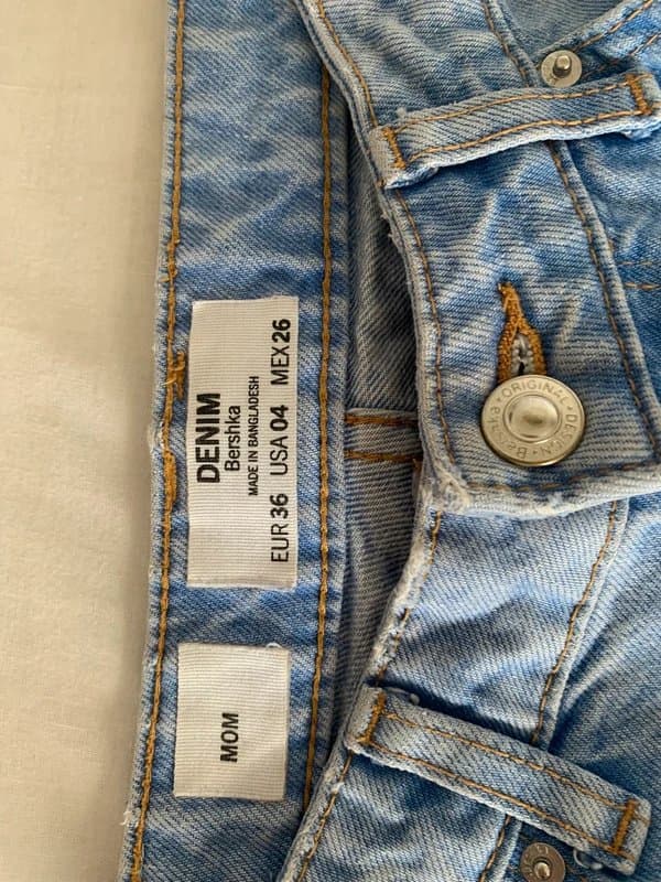 Bershka Blue mom jeans
