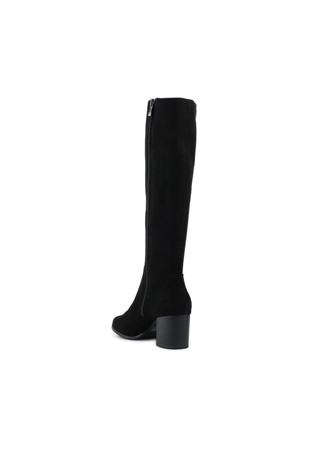 Jones Bootmaker Jones Bootmaker Women's Calissa Cushioned Zip Up Long Boots in Black - 3