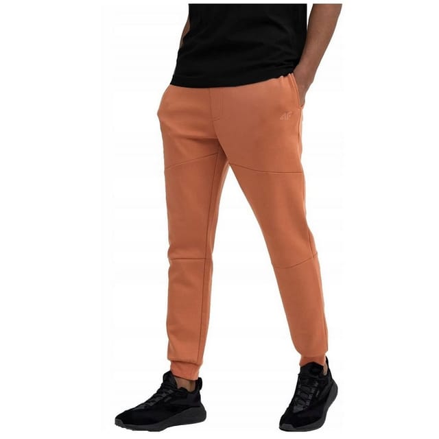 4F 4F Men's SS23TTROM152 Jogging Bottoms in Brown - 2