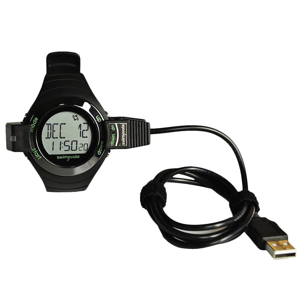 Swimovate Swimovate Men's Poolmate Live Swimming Watch in Black