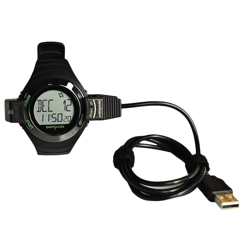 Swimovate Swimovate Men's Poolmate Live Swimming Watch in Black - 1