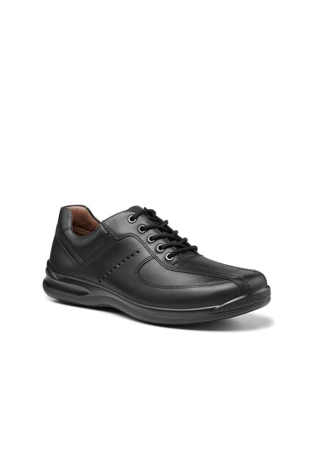 Hotter Hotter Men's 'Lance' Lace-Up Shoe in Jet Black - 2