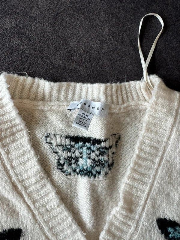 Topshop Butterfly top shop cardigan