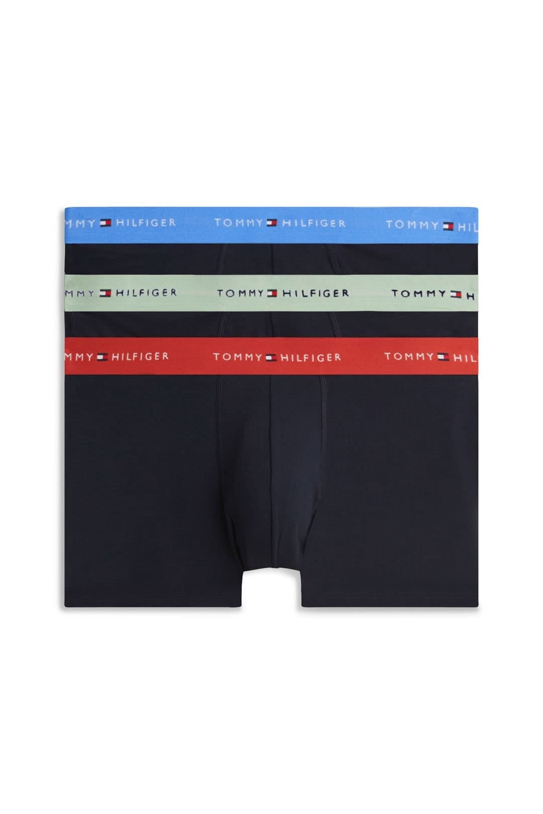 Tommy Hilfiger Tommy Hilfiger Men's 3 Pack Trunks Blue/Red/Grey