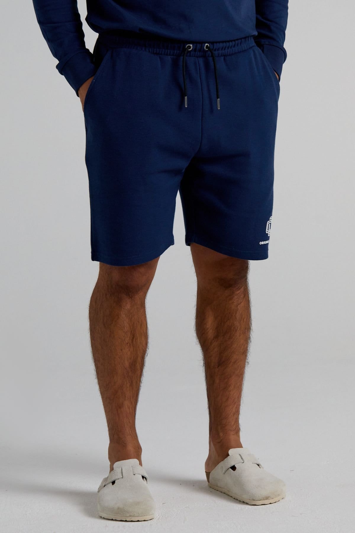 Original Creator Original Creator Men's Varsity Shorts - Midnight Blue in Dark Navy - 4