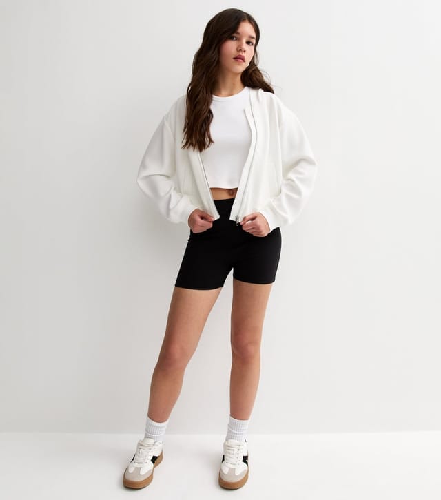 New Look Girls' Black Micro Cycling Shorts New Look - 2