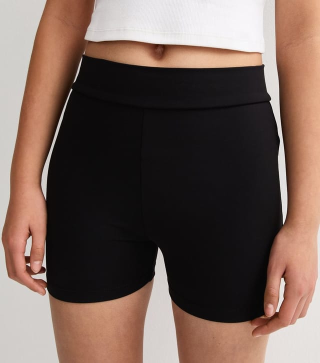 New Look Girls' Black Micro Cycling Shorts New Look - 3