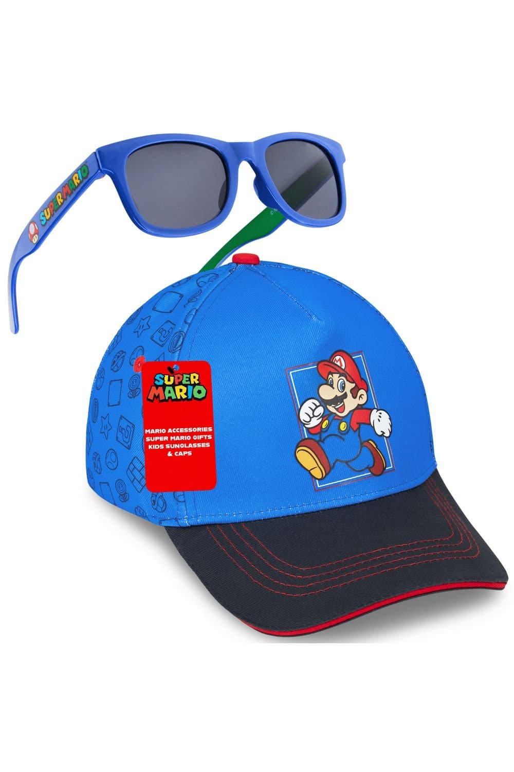 Super Mario Super Mario Kids' Cap & Sunglasses Set